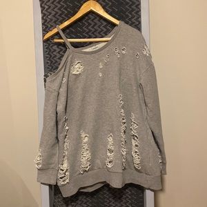 mihara yasuhiro ripped sweater